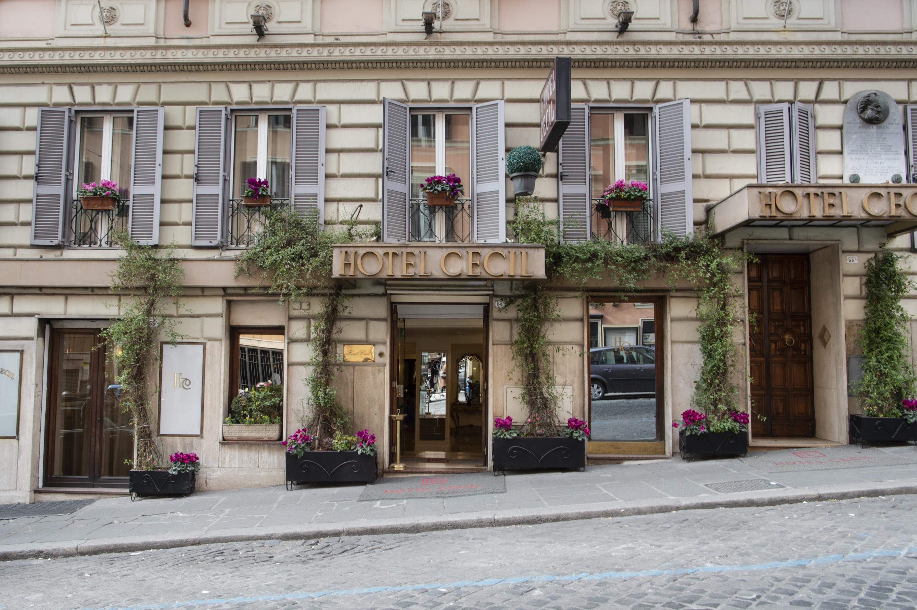Hotel Cecil Roma Exterior foto