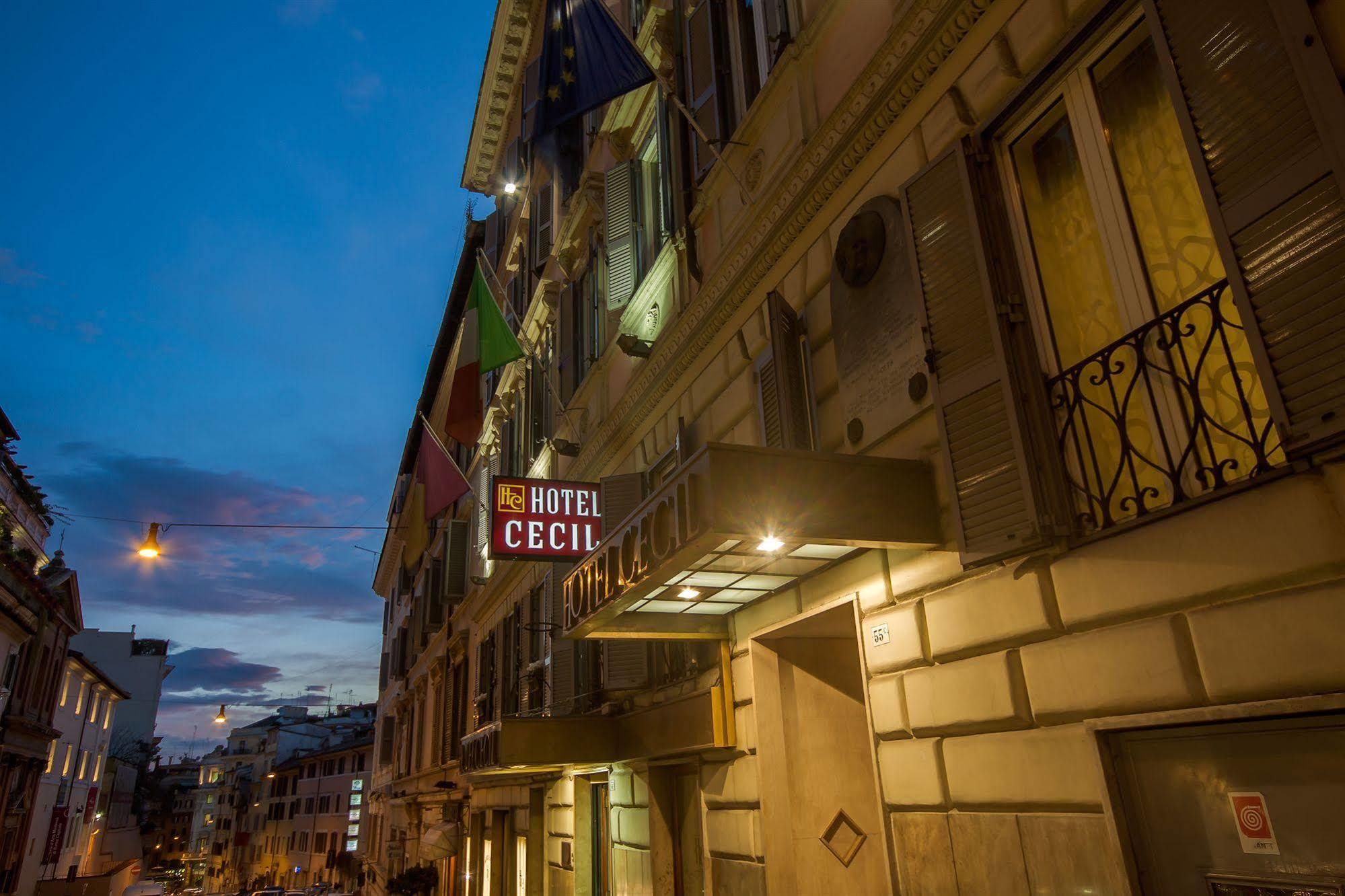 Hotel Cecil Roma Exterior foto