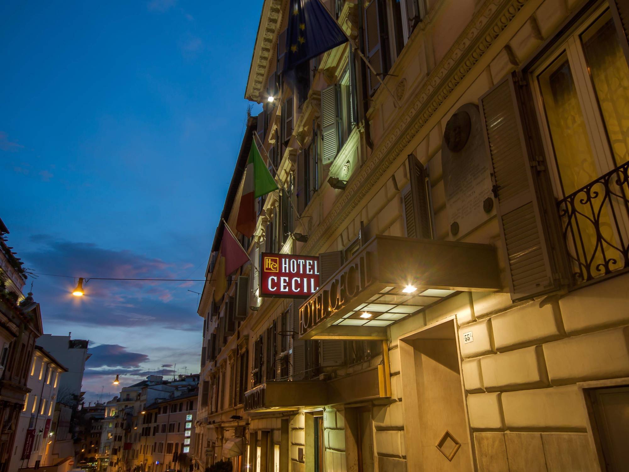 Hotel Cecil Roma Exterior foto